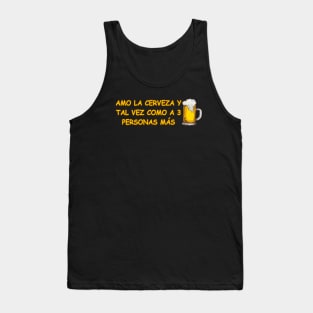 I love Beer 2 - Amo la Cerveza Tank Top